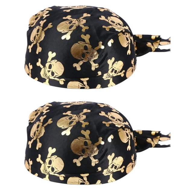 2 PACK PIRATE Cap Ecofriendly Hat Costume Accessories £8.29 PicClick UK