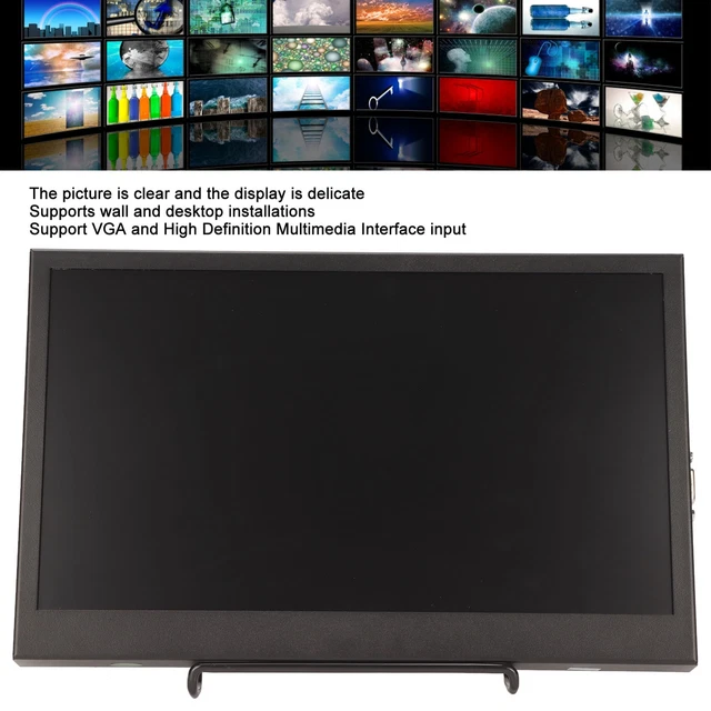 Portable Monitor 11.6in 1366x768 Standard VGA HD Multimedia Schnittstelle Ex GAO