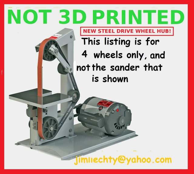 Delta Rockwell 1" Belt Sander  Idler Wheels  & Drive Wheel ! - Not 3D Printed