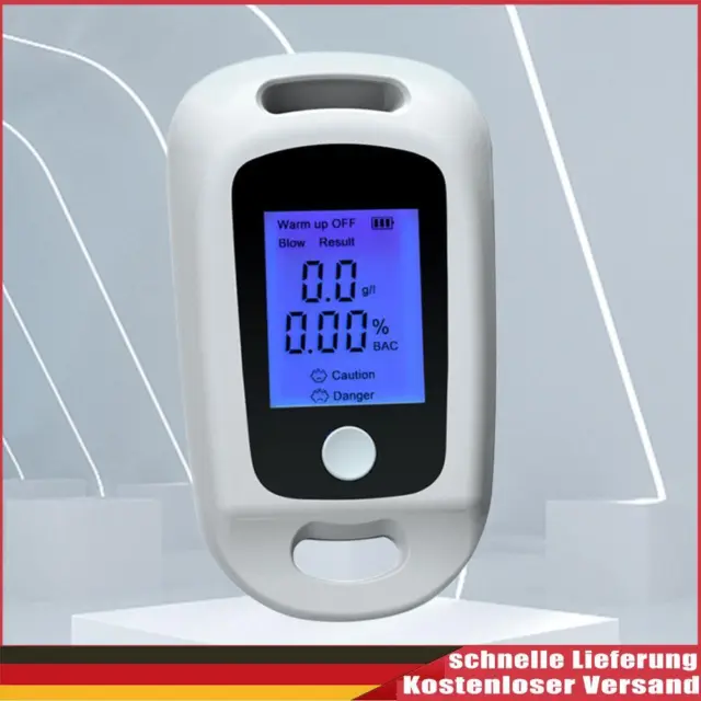 Detector digital de alcohol de alta precisión, comprobador de alcohol respiratorio portátil (nosotros