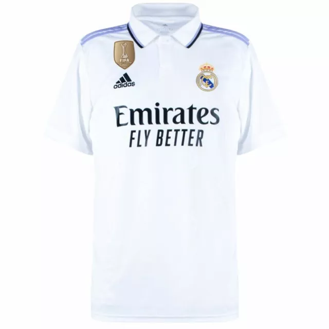 Men's REAL MADRID Premium ADIDAS 2023/24 FIFA Champions HOME Shirt Size XL *VGC*