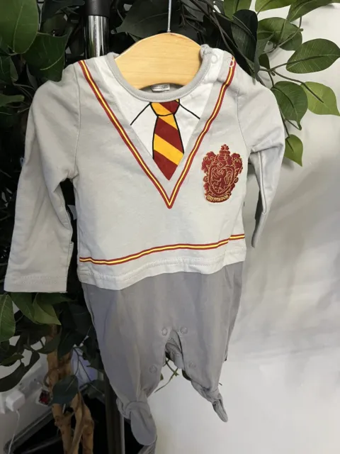 baby boys 1 month tu Harry Potter babygrow sleepsuit (c)