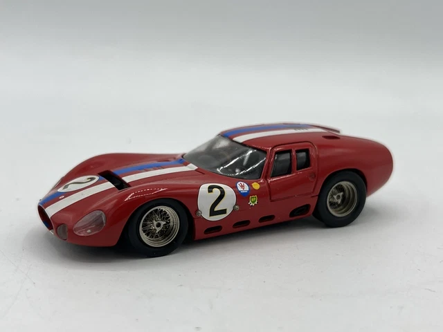 Kit AMR Métal Monté 1/43 - Cadillac Eldorado Cabriolet 1971 Rouge, Pièces Manquantes, Sans Boîte