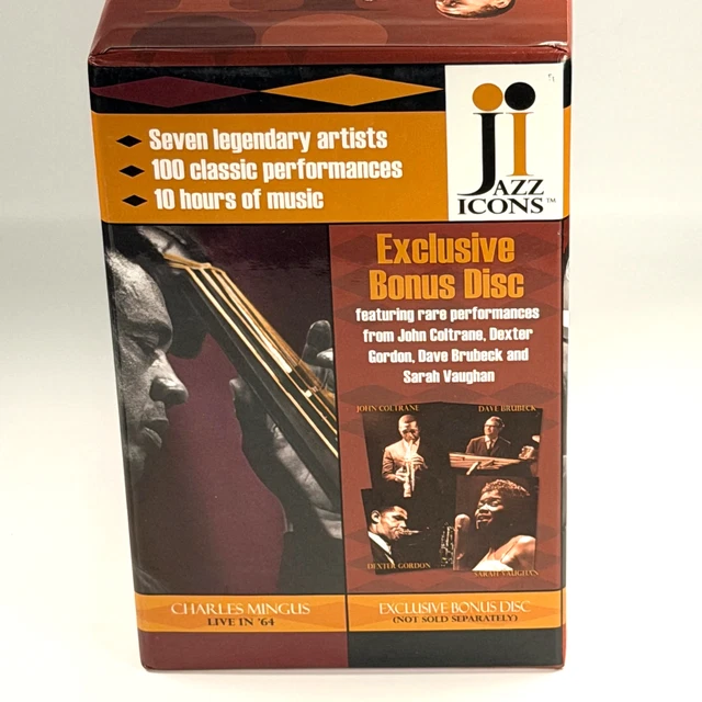 JAZZ ICONS JAZZ Icons Series 2 DVD Box Set 8-Disc John Coltrane