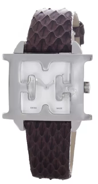 ESCADA Estelle Quadrante IN Madreperla Cinturino Pelle Marrone Orologio da Donna