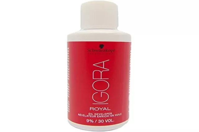 7x Schwarzkopf Igora Royal Huile Promoteur 60ml Huile Révélateur 9 %/30Vol