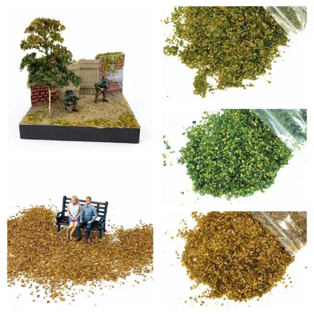 Scene Model Miniature Static Leaf Layout Simulation Mini Leaves Sand Table