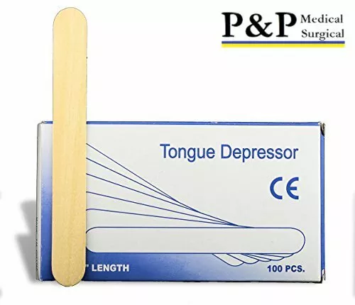Tongue Depressors, Non-Sterile, Senior 6