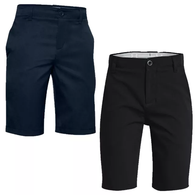 Under Armour Golf Junior Showdown Shorts, Navy or Black, NEW