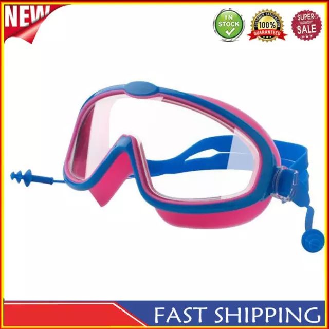 3Pcs Children Swimming Goggles w/ Earbuds Anti Fog Swimming Glasses