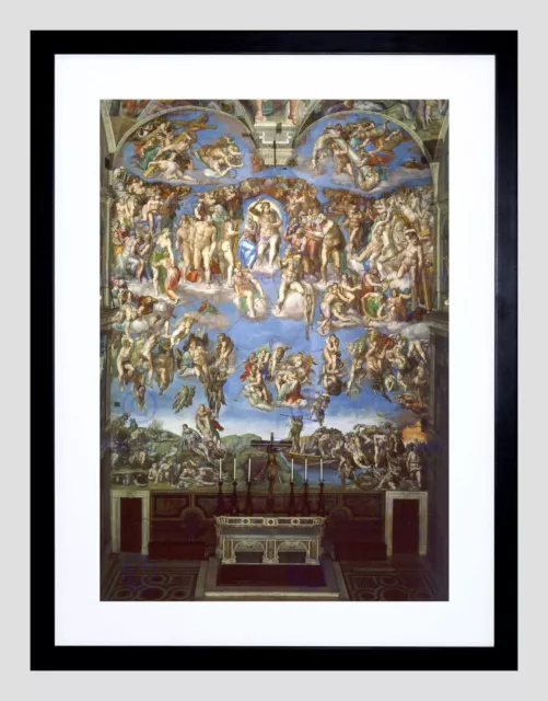 86221 MICHELANGELO THE LAST JUDGEMENT 1541 OLD Wall Print Poster CA