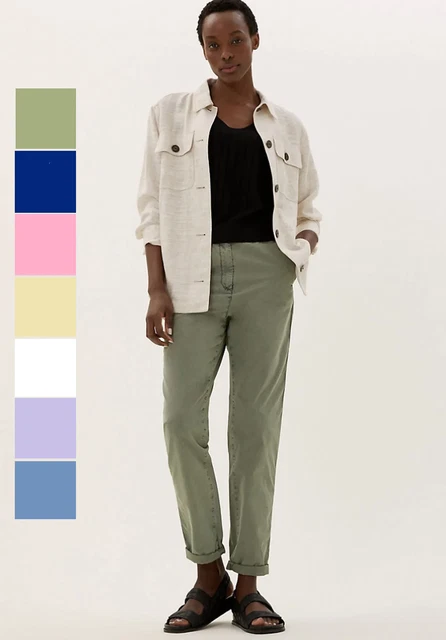 Cotton straight leg hotsell ankle grazer joggers