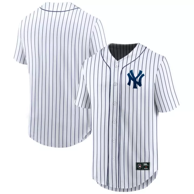 MLB Maglia New York Yankees Ny Core Foundation Bianco Poly Baseball Jersey