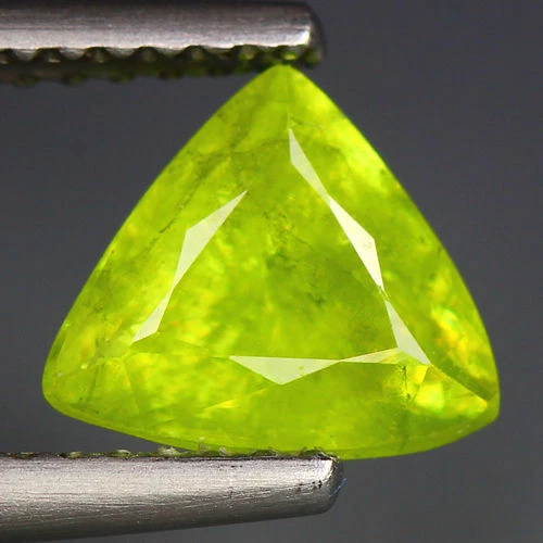 1.66 Cts-Unique Hi End-Ultra Top Fire&Luster-100 % Natural Green SPHENE-Titanite