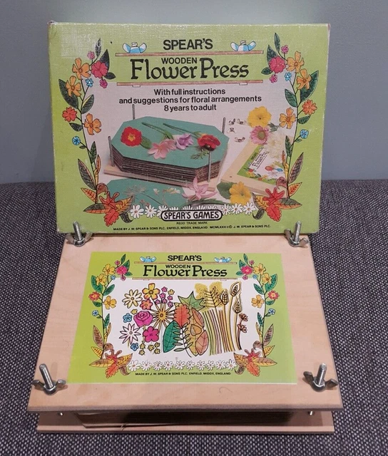 Juegos de lanza de flores de madera de colección flores secas artesanales