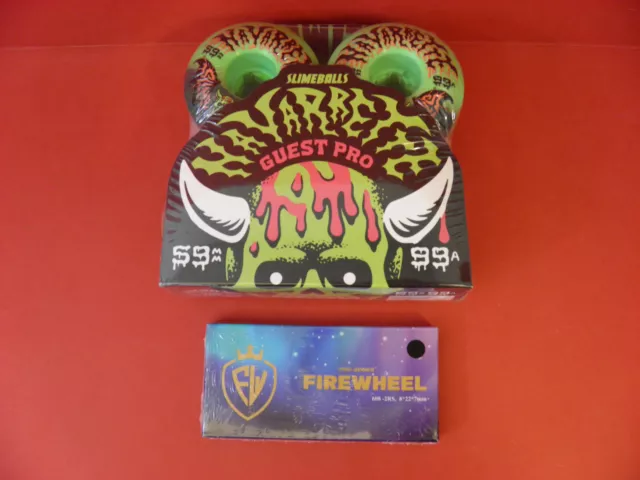 Slime Balls 59mm Darren Navarrette Speed Balls 99A + Firewheel bearings