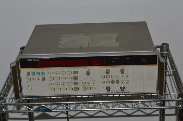 Hp Hewlett Packard Agilent 5335A Universal Frequency Counter  (Fiy93)