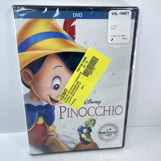 Pinocchio Walt Disney Signature Collection DVD - Sealed