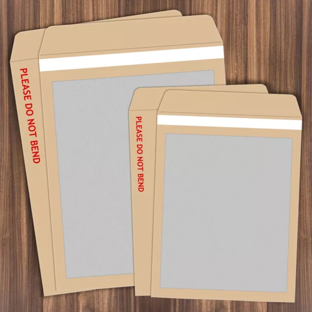 Please Do Not Bend Hard Card Board Backed Envelopes Manilla Brown A4 A3 A5 C6 A6