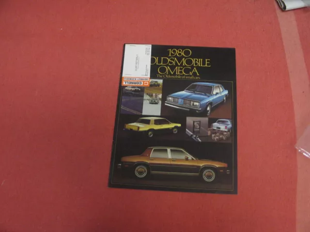 Oldsmobile  Omega car brochure prospekt  1980