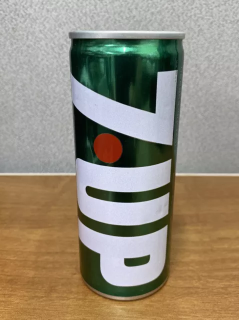 👀 RARE VINTAGE 1970s JAPANESE 7-UP ALUMIUM SODA CAN PULL-TOP  OPENED EMPTY 👀
