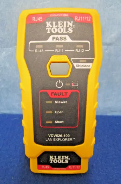 Klein Tools Lan Explorer Remote  Vdv526-100  Network Lan Cable Tester