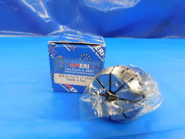 NEW ERI AMERICA ER32 COLLET SIZE 6mm TO 7mm MADE IN ITALY ER32-0275 6 7 mm