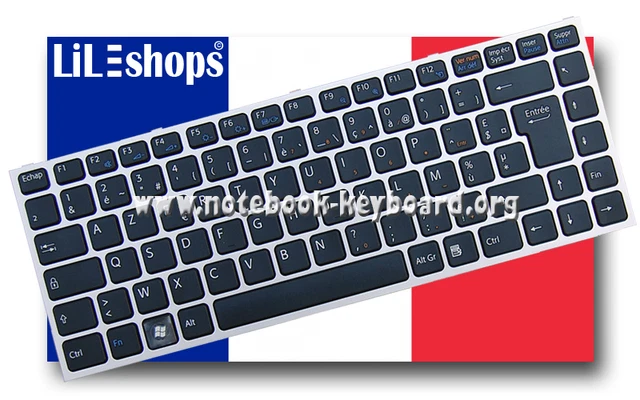 Clavier AZERTY Français Neuf Pour Sony Vaio PCG-7121M / 7122M - Pièce D'origine