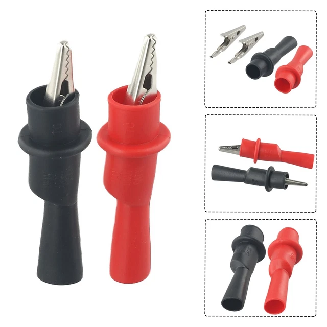 Pinces Crocodiles Métal Non Isolées - Lot De 10, 4.7 Pouces