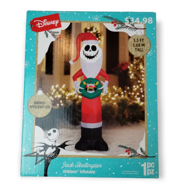 DISNEY JACK SKELLINGTON Nightmare Before Christmas Airblown Inflatable