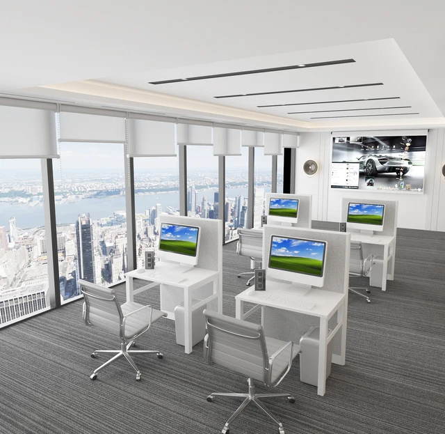 3x2 Cubicles- 54″ H- 1 MAN U Shape Fully Fabric Office Workstations-E