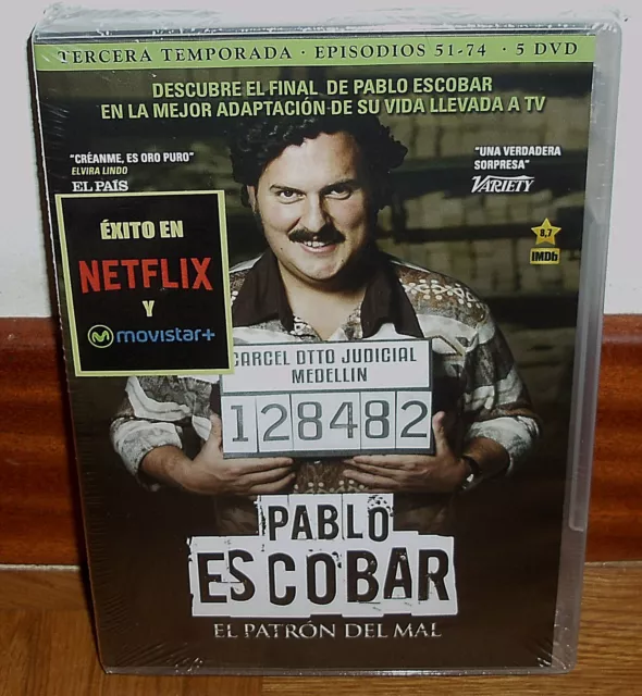 Pablo Escobar Il Fantasia Del Mal 3ª Stagione Completa 5 DVD Nuovo Sigillato R2