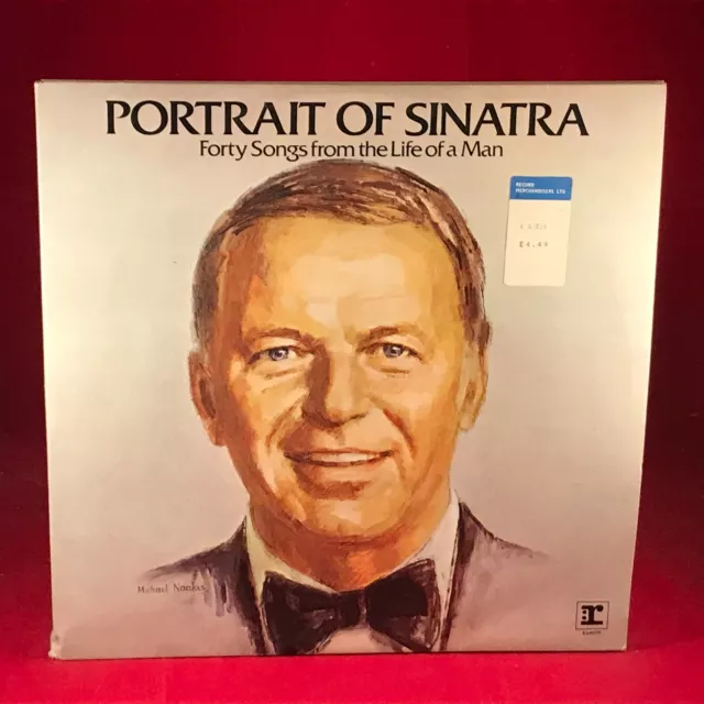 FRANK SINATRA Portrait Of 1977 UK Double Vinyl LP my way best 40 of Kind Of Town