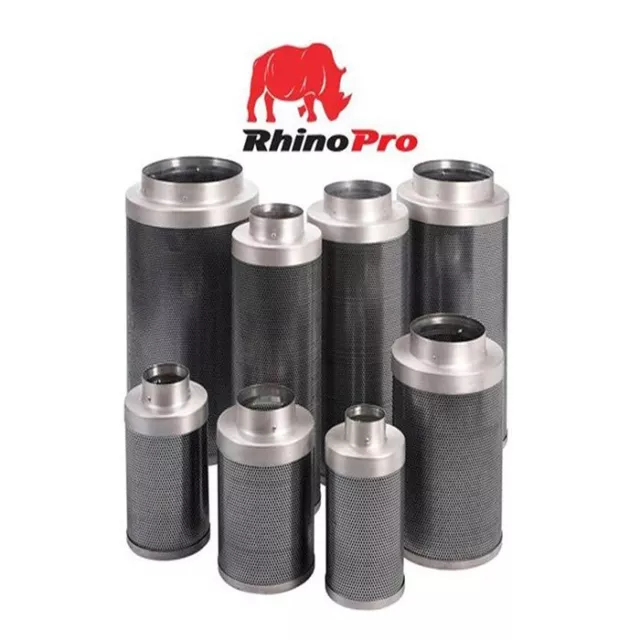 Rhino Pro Carbon Filter 4" 5" 6" 8" 10" Inch Hydroponic