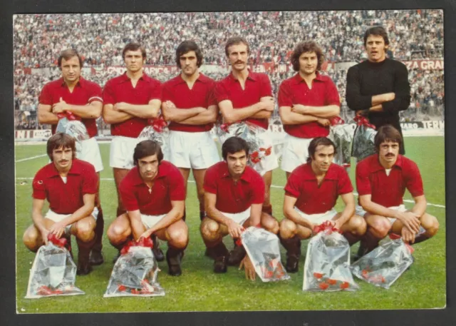 Cartolina Fotocolor Campionato 1972-73 Squadra Calcio Torino