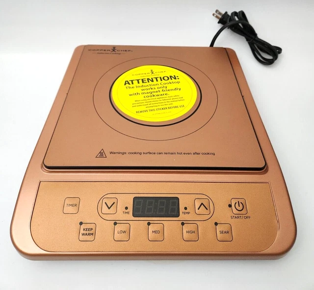 COPPER CHEF INDUCTION Cooktop 1300 Watts Model KC1606700300 39.95
