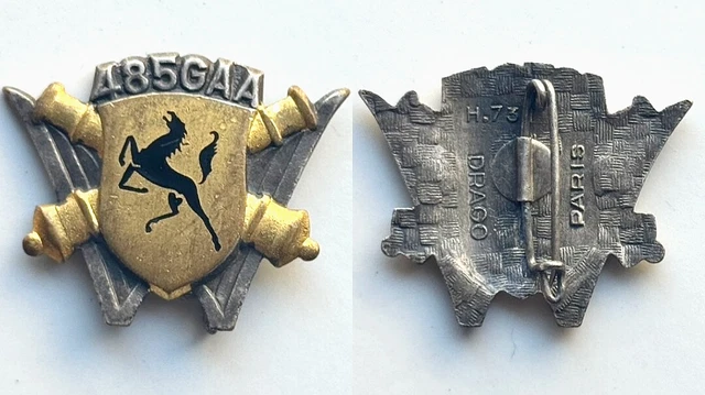 Insigne Militaire Original Algérie - Secteur Aflou Sud Oranais (Drago) - TBE