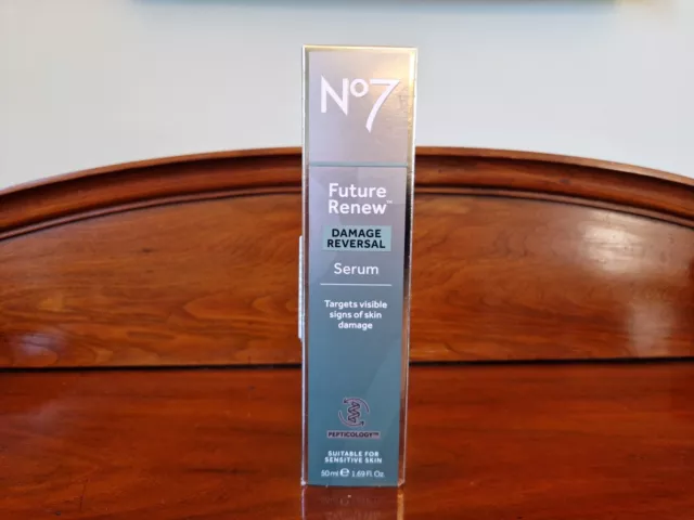 No7 Future Renew Serum - Damage Reversal. Large 50ml size. New in Box. Free P&P