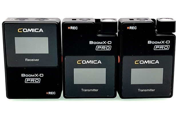 Micrófono inalámbrico lavalier Comica Boom X-D PRO D2 2,4 GHz micrófono