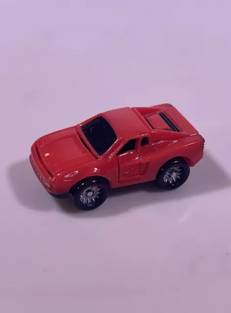 Galoob Micro Machines 1988 de colección Ferrari Testarossa rojo de lujo ¡buen estado!