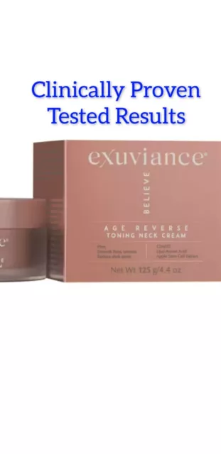Exuviance Age Reverse Toning Neck Cream Huge Sz 125g New In Original Box