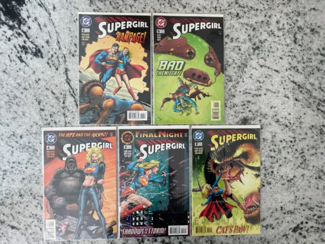 Lot Of 5 Supergirl DC Comic Books # 2 3 4 5 6 NM 1st Print Superman Batman J989