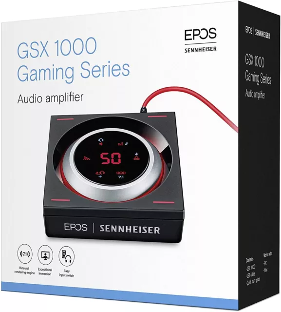 EPOS Sennheiser GSX 1000 Virtual 7.1 Gaming Audio Amplifier/External Sound Card