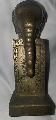 Elephant Brass Metal Sculpture Art Paper Weight