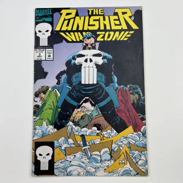 The Punisher: War Zone #3 Marvel 1992 NM Chuck Dixon John Romita Jr 1st print