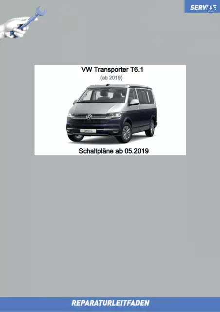 VW Transporter T6.1 (19>) Schaltpläne / Stromlaufpläne ab 05.2019 eBook