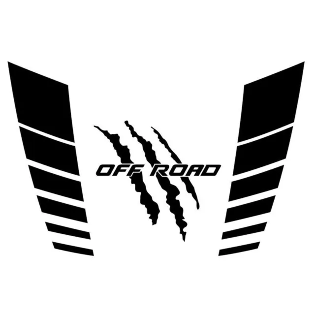 Offroad Racing Hood Stripes Decal Vinyl Stickers Fit for Car SUV Truck Universal