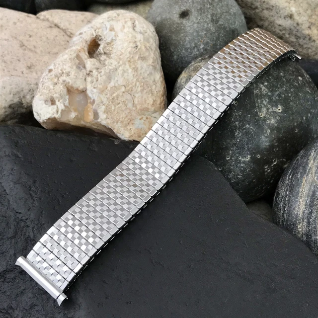 JB Champion Stainless Steel Expansion nos 70s Vintage Watch Band 18mm 19mm 20mm