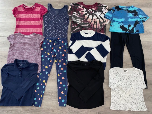 Girls Clothing Lot, 11 Items, Size 10/12, Justice, Shein, Wonder Nation