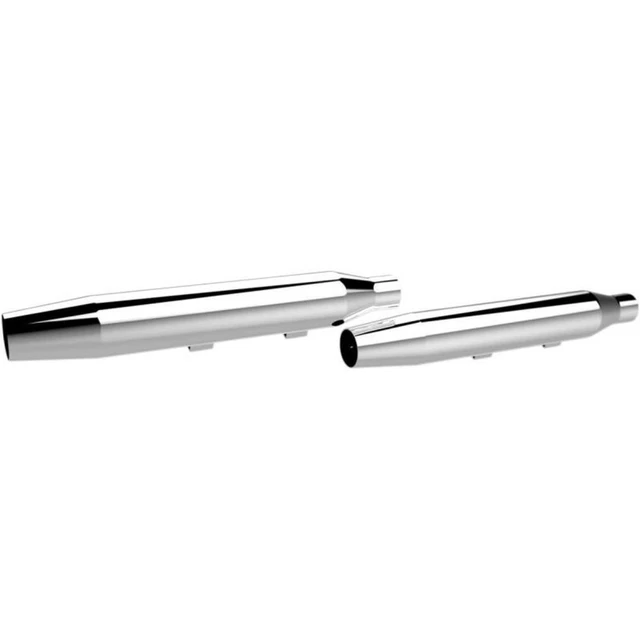 Khrome Werks 202495 3in. HP-Plus Slip-On Mufflers - Tapered - Chrome